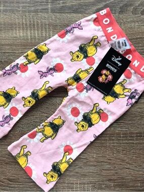 Bonds Pink Winnie the Pooh & Piglet flared Leggings